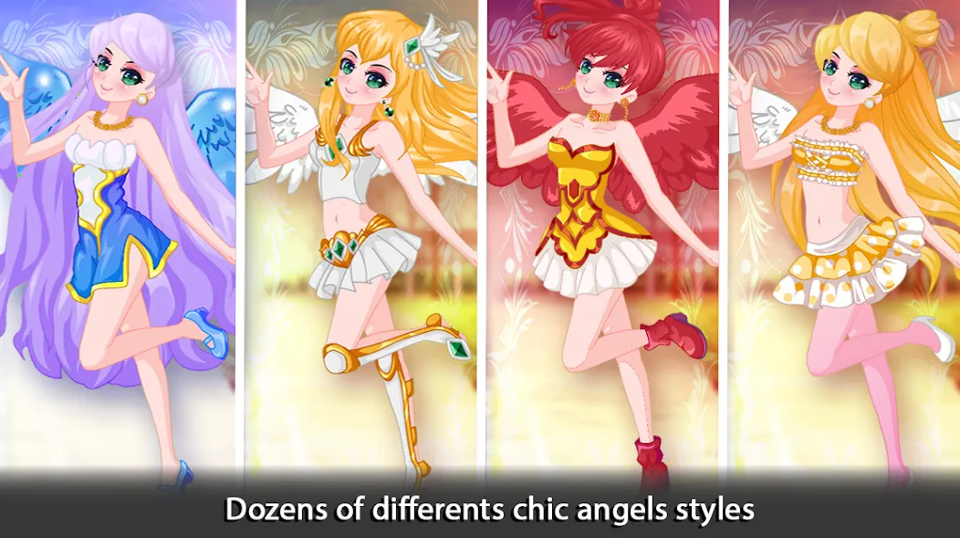 Dress Up Angel Anime Girl Game  [МОД Mega Pack] Screenshot 4