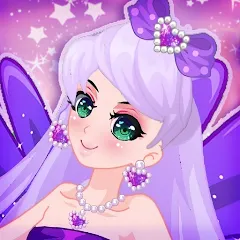 Взломанная Dress Up Angel Anime Girl Game  [МОД Mega Pack] - полная версия apk на Андроид