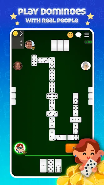 Dominoes Online - Classic Game (Домино Онлайн)  [МОД Mega Pack] Screenshot 1