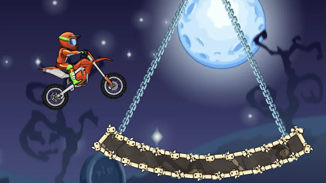 Moto X3M Bike Race Game (Мото 3М Игра на мотоциклах)  [МОД Все открыто] Screenshot 2