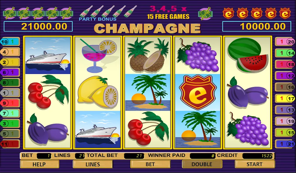 Champagne Slot (Шампанское Слот)  [МОД Все открыто] Screenshot 1