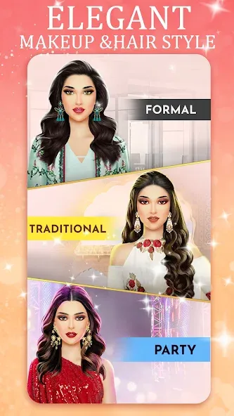 Indian Fashion Dressup Stylist  [МОД Все открыто] Screenshot 5