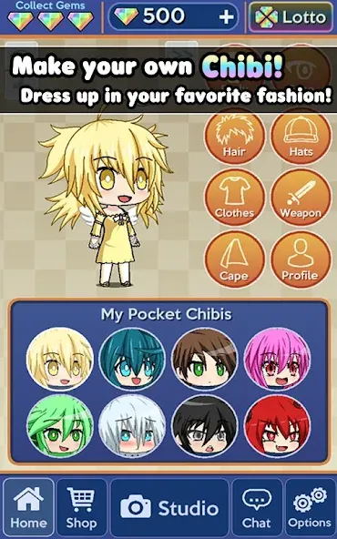 Pocket Chibi - Anime Dress Up (Покет Чиби)  [МОД Menu] Screenshot 2