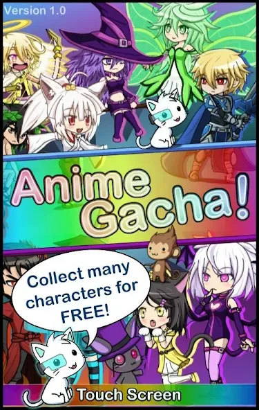 Anime Gacha! (Simulator & RPG)  [МОД Много монет] Screenshot 1