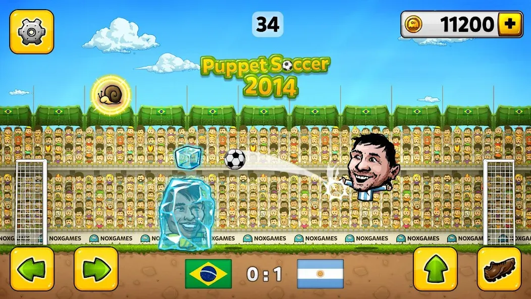 Puppet Soccer - Football  [МОД Unlocked] Screenshot 1