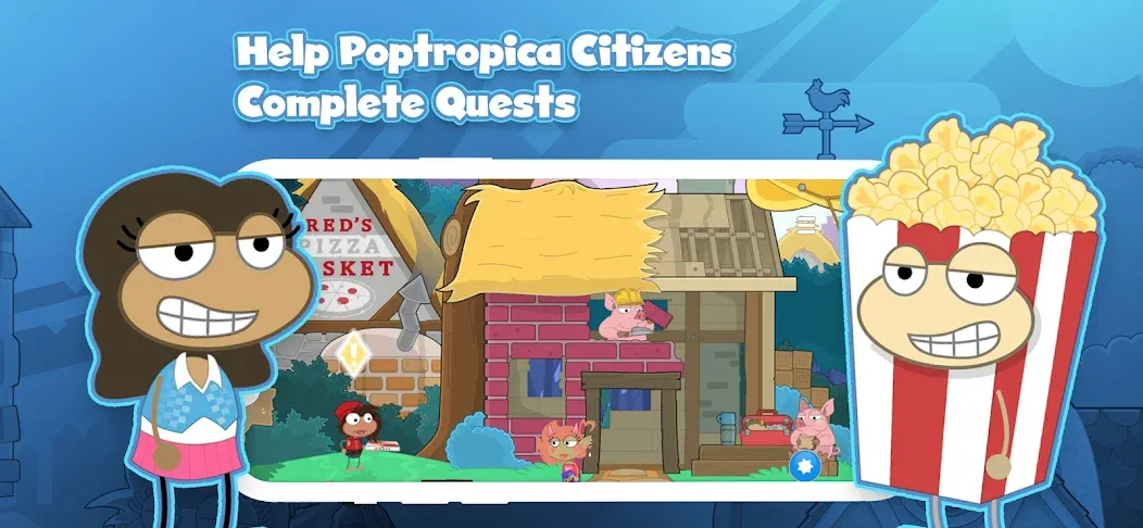 Poptropica: Fun Kids Adventure (Поптропика)  [МОД Много денег] Screenshot 3