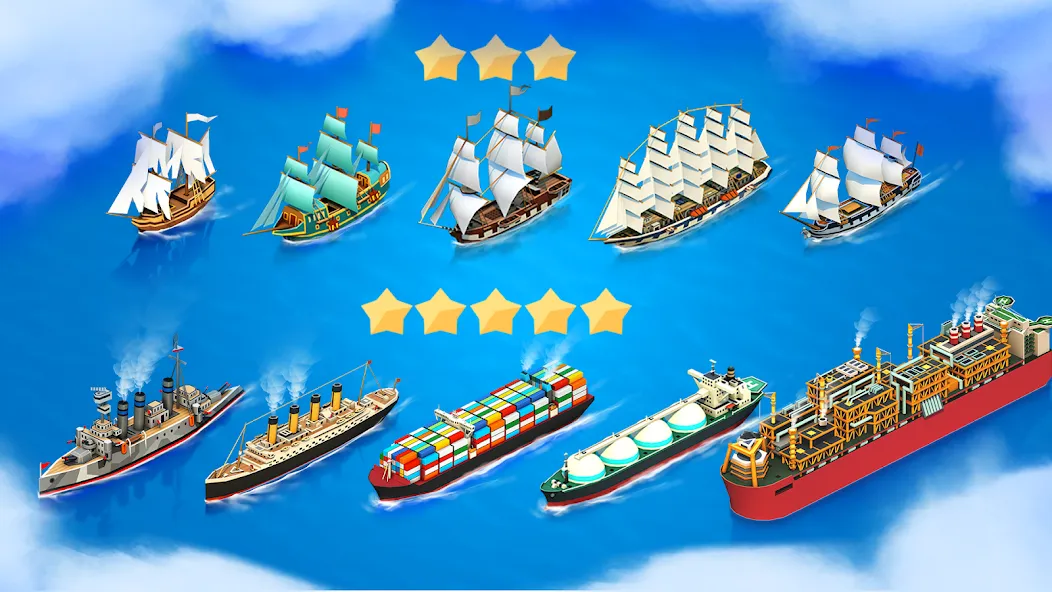 Sea Port: Cargo Boat Tycoon (Си Порт)  [МОД Меню] Screenshot 4