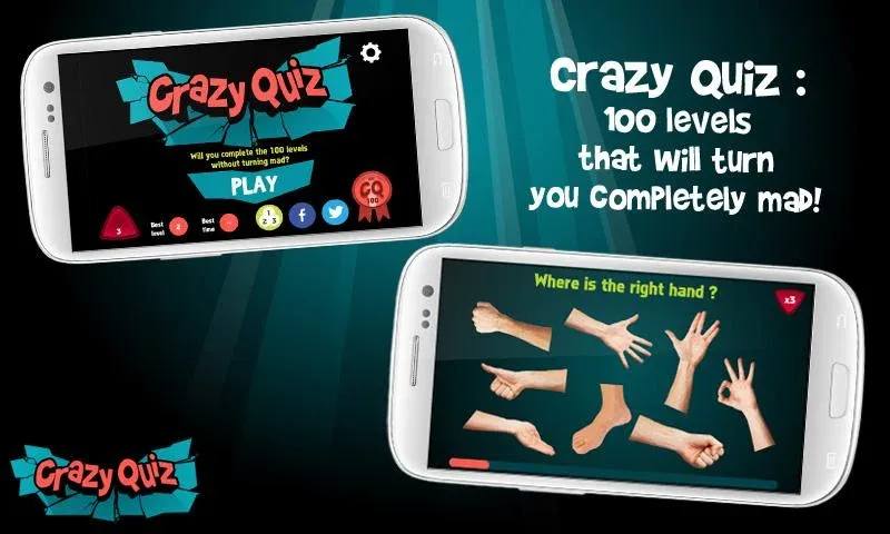 Crazy Quiz (Крэйзи Квиз)  [МОД Menu] Screenshot 1