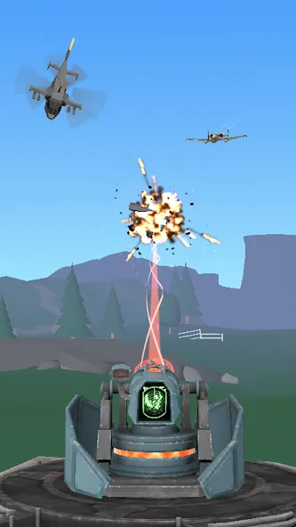 Air Defense: Airplane Shooting (Эйр Дефенс)  [МОД Все открыто] Screenshot 5