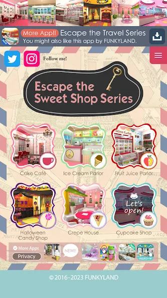 Escape the Sweet Shop Series (Эксперименты в кондитерской серии)  [МОД Menu] Screenshot 1