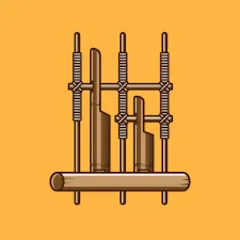 Взлом Angklung Instrument (Ангклунг инструмент)  [МОД Много денег] - стабильная версия apk на Андроид