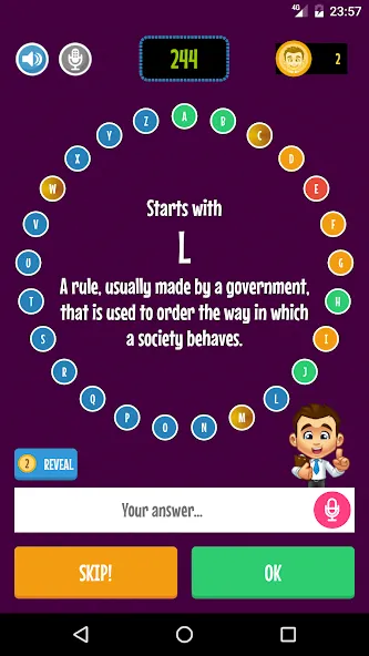 Alphabet Game (Пасапалабра)  [МОД Бесконечные деньги] Screenshot 2