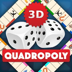 Взлом Quadropoly - Monopolist Tycoon  [МОД Mega Pack] - последняя версия apk на Андроид