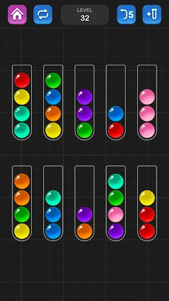 Ball Sort Puzzle - Color Game  [МОД Бесконечные монеты] Screenshot 4