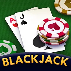 Скачать взломанную Blackjack 21: online casino (Блэкджек 21)  [МОД Unlimited Money] - стабильная версия apk на Андроид