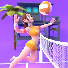 Скачать взлом Beach Volleyball Game (Бичволлейбол игра)  [МОД Много денег] - стабильная версия apk на Андроид