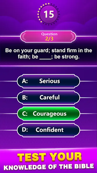 Bible Trivia - Word Quiz Game (Библейская викторина)  [МОД Unlocked] Screenshot 3