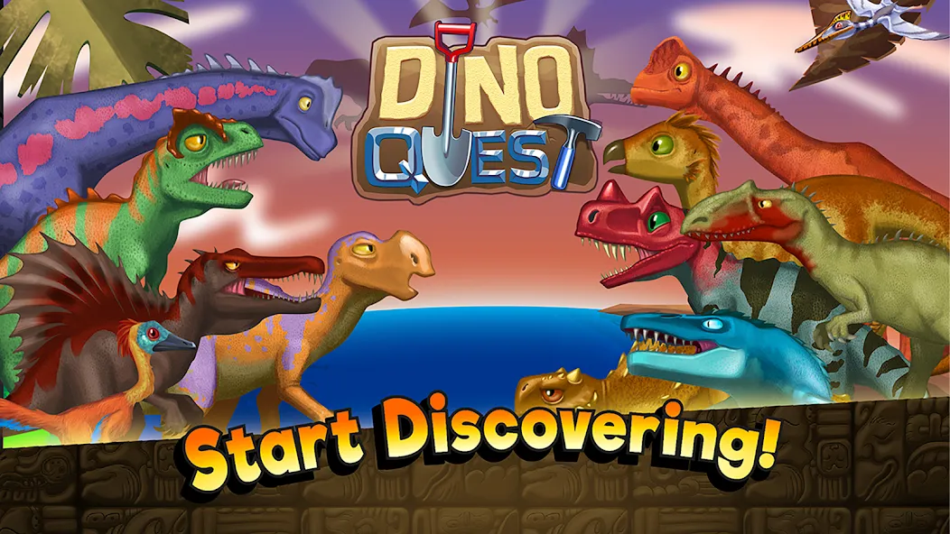 Dino Quest: Dig Dinosaur Game (Дино Квест)  [МОД Меню] Screenshot 5