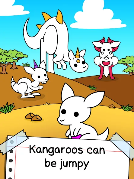 Kangaroo Evolution: Simulator (Кенгуру Эволюция)  [МОД Много денег] Screenshot 5