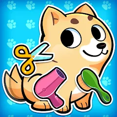 Взломанная My Virtual Pet Shop: Animals (Мой Виртуальный Зоомагазин)  [МОД Меню] - стабильная версия apk на Андроид