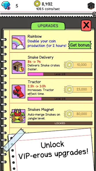 Snake Evolution: Idle Merge IO (Снейк Эволюшн)  [МОД Unlimited Money] Screenshot 4