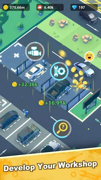 Car Mechanic Tycoon (Кар Механик Тайкун)  [МОД Бесконечные деньги] Screenshot 3