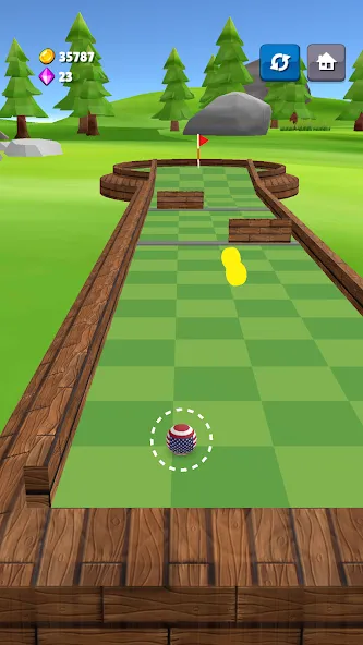 Mini Golf Game - Putt Putt 3D (Мини Гольф Челлендж)  [МОД Mega Pack] Screenshot 1