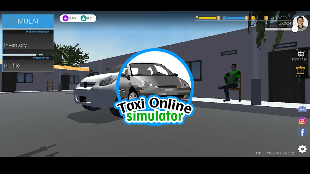 Taxi Online Simulator ID (Такси онлайн симулятор )  [МОД Mega Pack] Screenshot 1