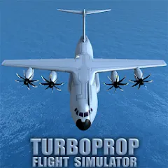 Взломанная Turboprop Flight Simulator (Турбовинтовой симулятор полета 3D)  [МОД Mega Pack] - последняя версия apk на Андроид