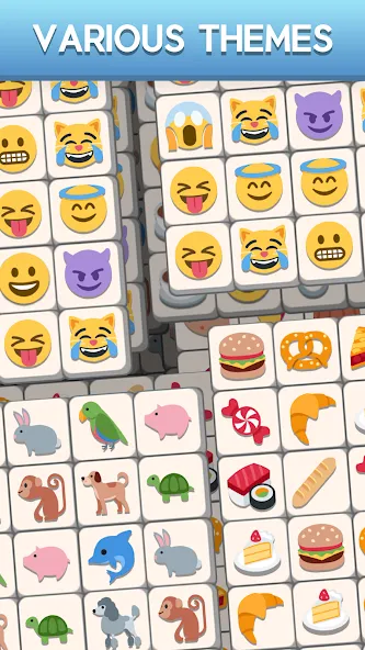 Tile Match Emoji -Triple Tile (Тил Матч Эмоджи)  [МОД Menu] Screenshot 4