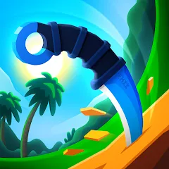 Взломанная Flippy Knife: 3D flipping game (Флиппи Найф)  [МОД Много денег] - стабильная версия apk на Андроид