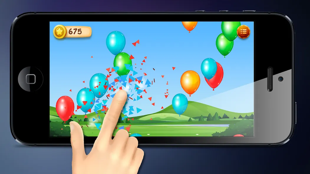 Burst balloons for kids  [МОД Бесконечные монеты] Screenshot 2