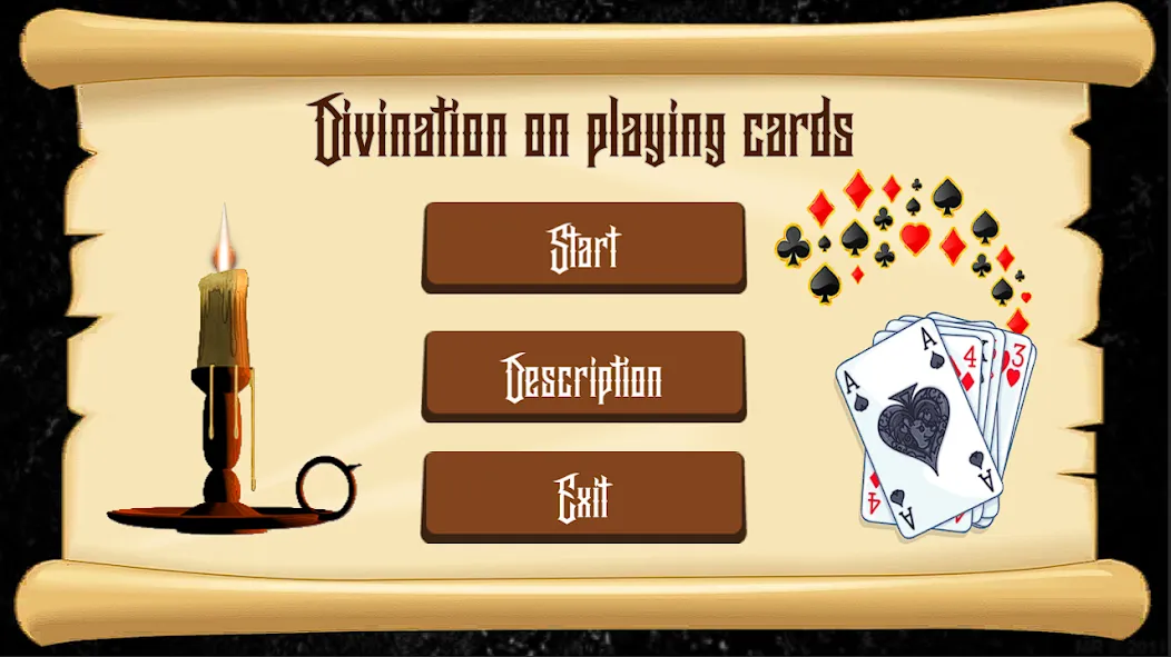 Divination on Playing Cards  [МОД Много денег] Screenshot 1