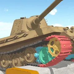 Скачать взлом Tank Physics Mobile Vol.3  [МОД Много монет] - стабильная версия apk на Андроид