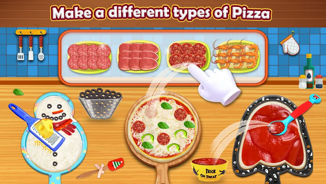 Pizza Maker - Cooking Games  [МОД Много денег] Screenshot 1