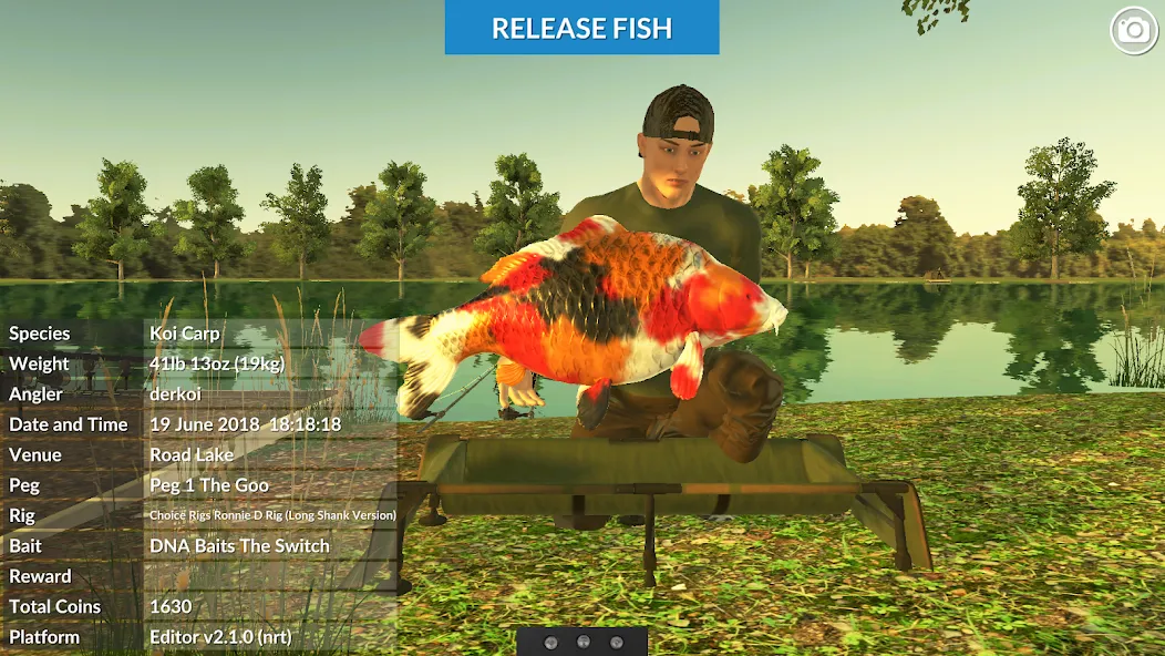 Carp Fishing Simulator (Карп Фишинг Симулятор)  [МОД Unlocked] Screenshot 1