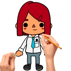 Скачать взлом How to draw Toca  [МОД Бесконечные монеты] - последняя версия apk на Андроид