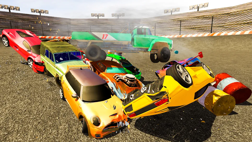 Demolition Derby Mad Car Crash (Дерби Деструкция Симулятор)  [МОД Меню] Screenshot 3