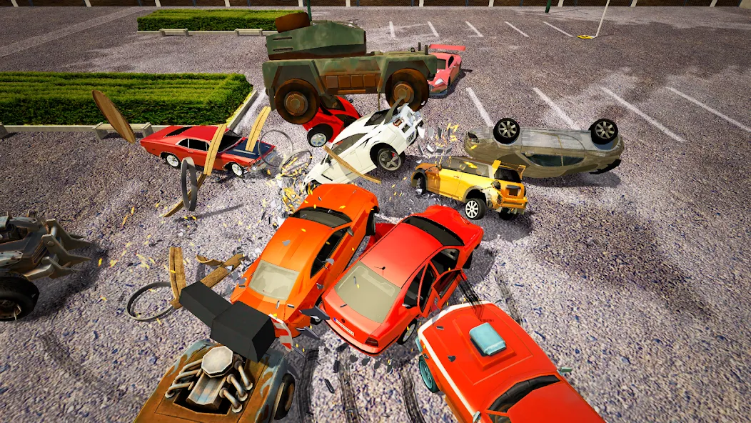 Demolition Derby Mad Car Crash (Дерби Деструкция Симулятор)  [МОД Меню] Screenshot 4