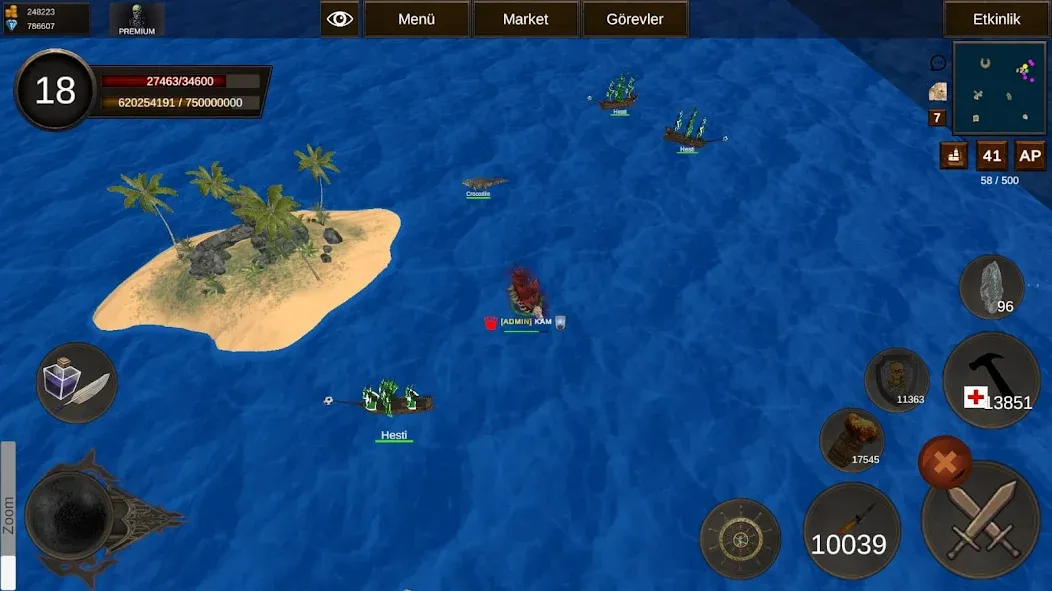 Naval Battle Online (Навальное Сражение Онлайн)  [МОД Меню] Screenshot 2