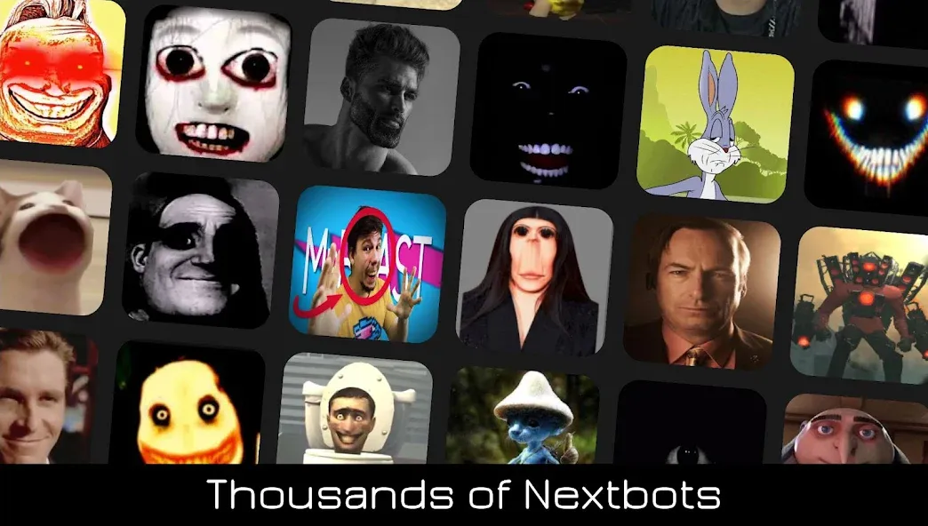 Nextbots Online: Sandbox (Некстботс Онлайн)  [МОД Mega Pack] Screenshot 1