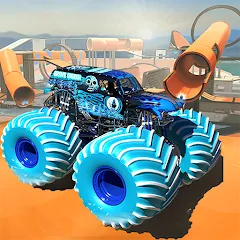 Скачать взлом Monster Truck Car Game 3d (Монстр Трак Стант)  [МОД Много монет] - последняя версия apk на Андроид