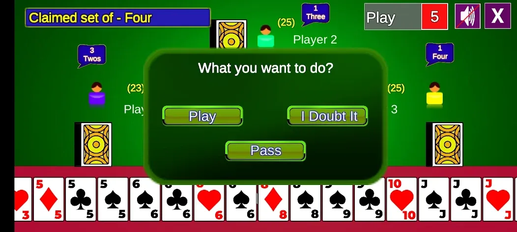 Bluff Card Game (Блеф карточная игра)  [МОД Много монет] Screenshot 4