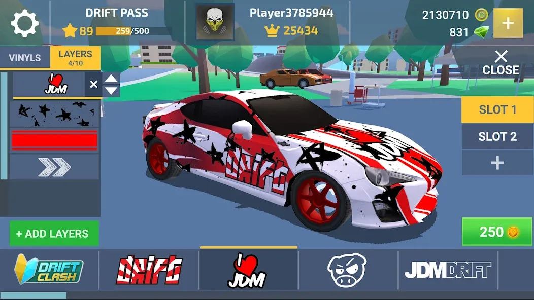 Drift Clash Online Racing (Дрифт Клаш)  [МОД Бесконечные монеты] Screenshot 1