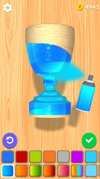 Wood Turning 3D - Carving Game  [МОД Меню] Screenshot 4