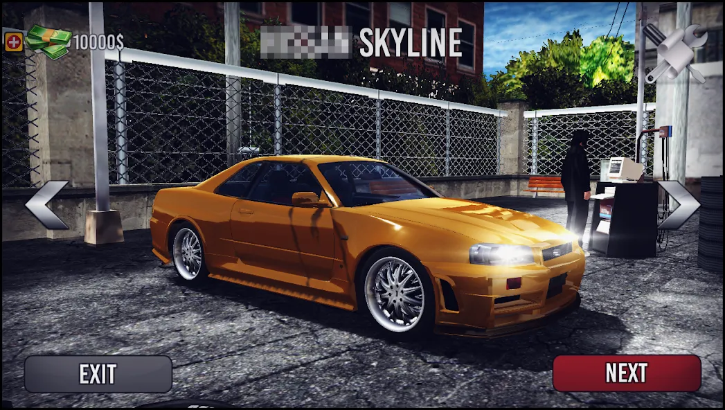 Skyline Drift Simulator (Скайлайн Дрифт Симулятор)  [МОД Unlimited Money] Screenshot 1