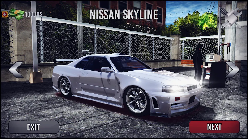 Skyline Drift Simulator (Скайлайн Дрифт Симулятор)  [МОД Unlimited Money] Screenshot 2