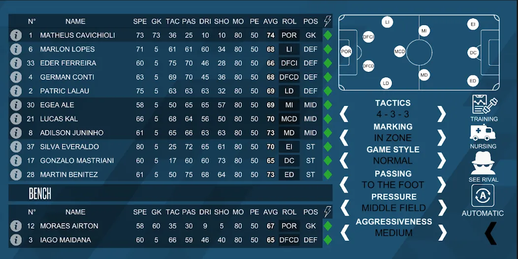 Mobile Football Manager (Мобильный футбольный менеджер)  [МОД Mega Pack] Screenshot 2