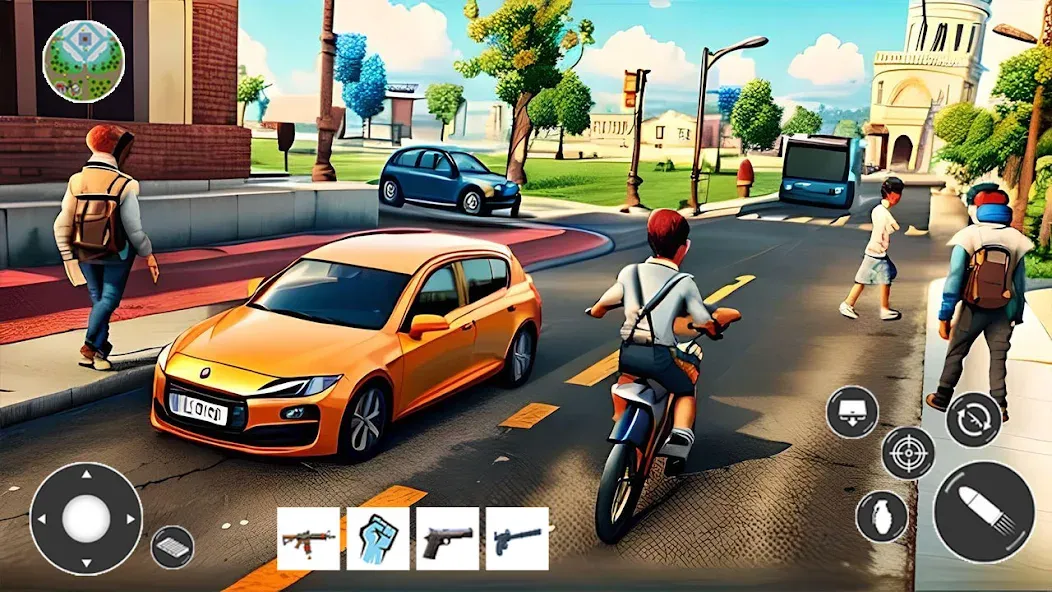 Gangster Car Theft Games (Гангстерская автомобильная война игр)  [МОД Unlocked] Screenshot 2