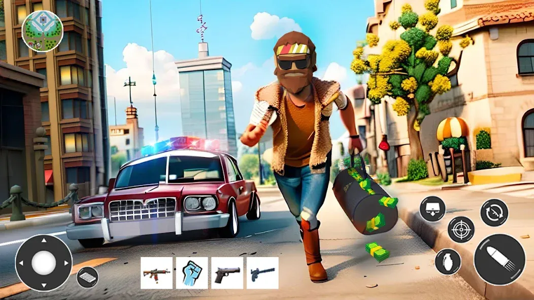 Gangster Car Theft Games (Гангстерская автомобильная война игр)  [МОД Unlocked] Screenshot 3